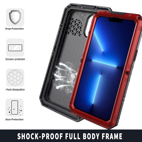 IP68 Waterproof Shockproof Heavy Duty Hybrid Case Cover for iPhone 13 Pro Max - Picture 17 of 25