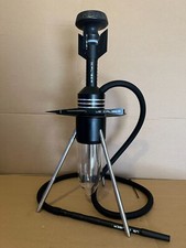 NEW 20.5" Caliber Hookah Glass Water Pipe Heavy Durable Sturdy Shisha Bong BLACK