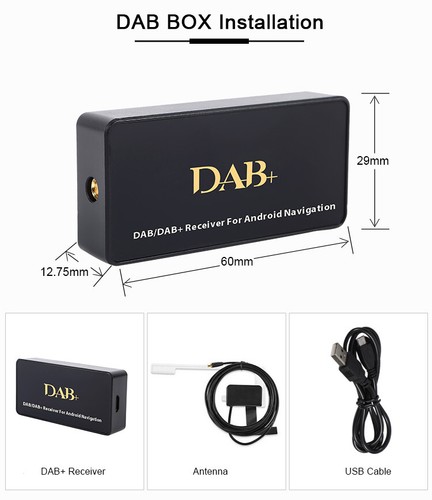 DAB Autoradio Empfänger DAB Box für Android Auto Stereo MicroUSB DAB+ - Bild 10 von 11