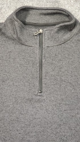 Croft & Barrow Men Fleece Pullover Jacket Grat Size XXL - Picture 2 of 5
