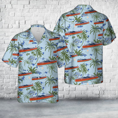 1989 Hacker Craft Triple Cockpit Hawaiian Shirt