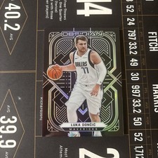 Luka Doncic holo Prizm ( 2020-21 Panini Obsidian #116 Mavericks Mavs Lakers )