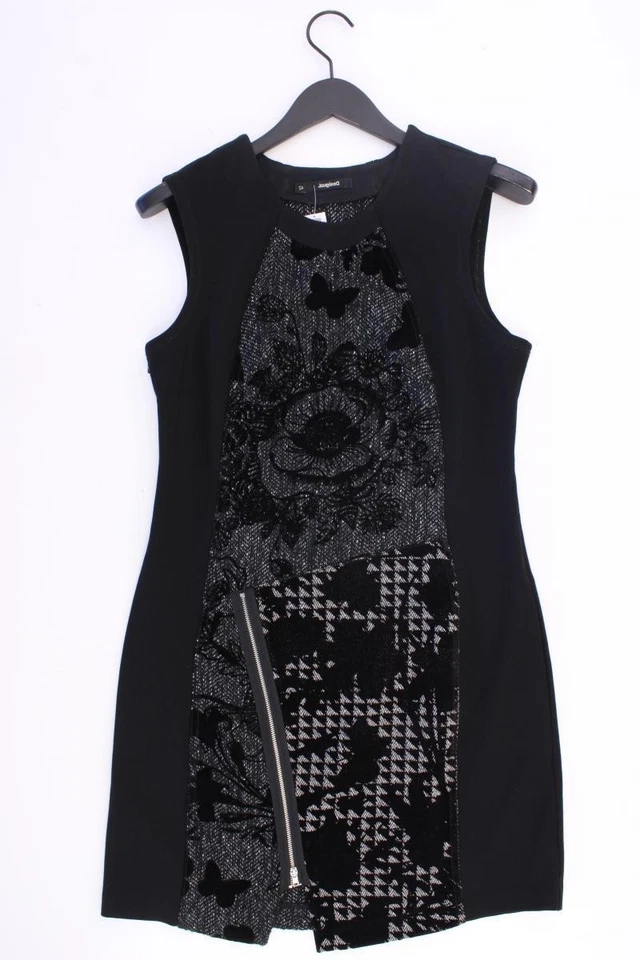 ✨ Desigual vestito per le signore taglia 42, L con disegno floreale nero ✨ - Immagine 4 di 4