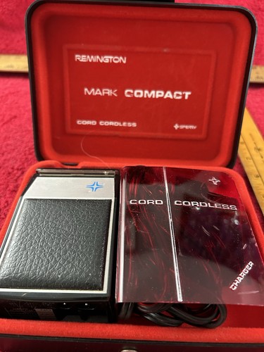 Remington Vintage Razor Mark 4 Compact Cord Cordless tested works
