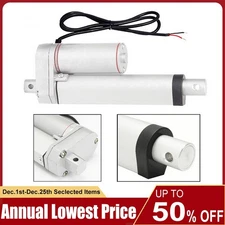100mm 4" Linear Actuator DC 12V Heavy Duty 4Inch Stroke 330 Pound Max Lift Motor