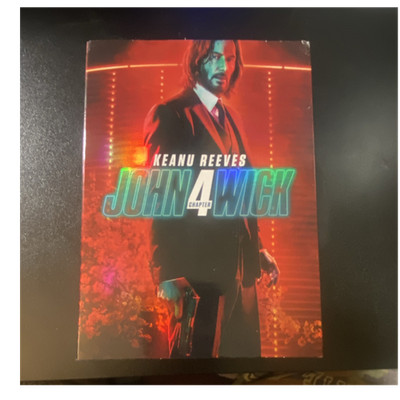 Lionsgate John Wick: Chapter 4 DVD Keanu Reeves R English Trailer DVD Case