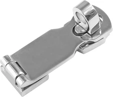 Marine Grade Stainless Steel Heavy Duty Door Hasp with Turning Padlock Eye Mount