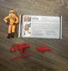 Rare Vintage GI Joe Figure 1992 Long Arm First Strike w/File Card & Accessories