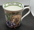 Queen's Fine Bone China Tuesday's Child Birthday Week Coffee Tea Cup Mug 8 Oz — photo 2