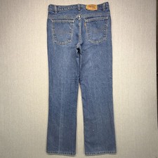 VTG Levis Jeans 517 Orange Tab Bootcut Men  s 36x36 34x31 Blue Made In USA