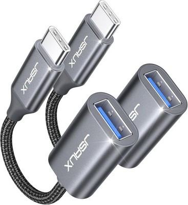 JSAUX USB C to USB 3.0 Adapter 2 Pack
