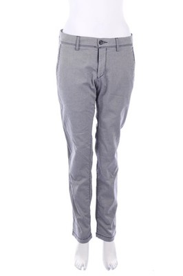 DIGEL Hose Muster W32 dunkelblau weiß