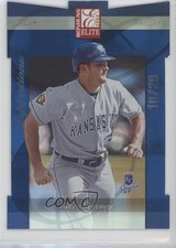 2002 Donruss Elite Aspirations Die-Cut 10/29 Mike Sweeney #80 6e0