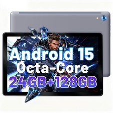 10.1 inc Android 15 Tablet Touchscreen Octa-core Processor 24GB RAM 128GB ROM HD