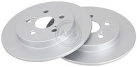 2X A.B.S. Bremsscheibe Beschichtet 18052 FüR Lexus Toyota CT Prius PHV Verso