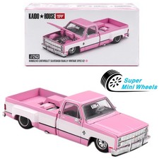 Mini GT x Kaido House 1:64 Chevrolet Silverado Dually Vintage Spec V2 Pink 243