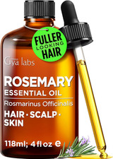 100 Pure Rosemary Essential Oil - 4 Fl Oz - Rosemary Oil for Hair, Skin, Diffus