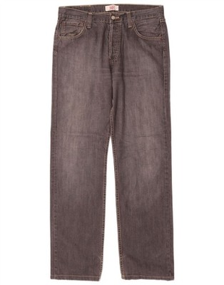 Levi's Herren 501 Straight Jeans W32 L32 Grau Baumwolle DW24