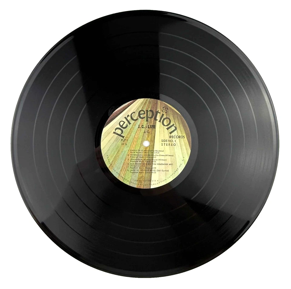 J.C. Jimmy Curtiss Life 1969 Psych Rock vinyl record LP 60s Review Copy w/shrink - Image 2 of 4