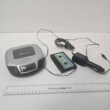 Vintage Portable CD Player Audiovox great sound  Vintage Car Adapter Kit