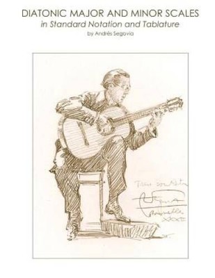 Diatonic Major and Minor Scales in Standard Notation and Tablature - GOOD