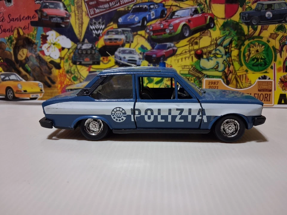 POLISTIL S 33 FIAT 131 MIRAFIORI POLIZIA SCALA 1/25 - Immagine 4 di 4