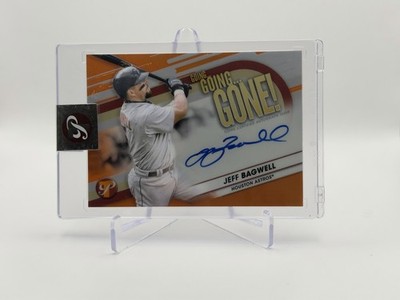 2023 Topps Pristine Jeff Bagwell Going Going Gone! Auto Orange /25 Astros #GA-JB