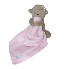 2014 Child Of Mine Carter's Monkey Sweet Cupcake Rattle Baby Lovey Plush Toy 7"