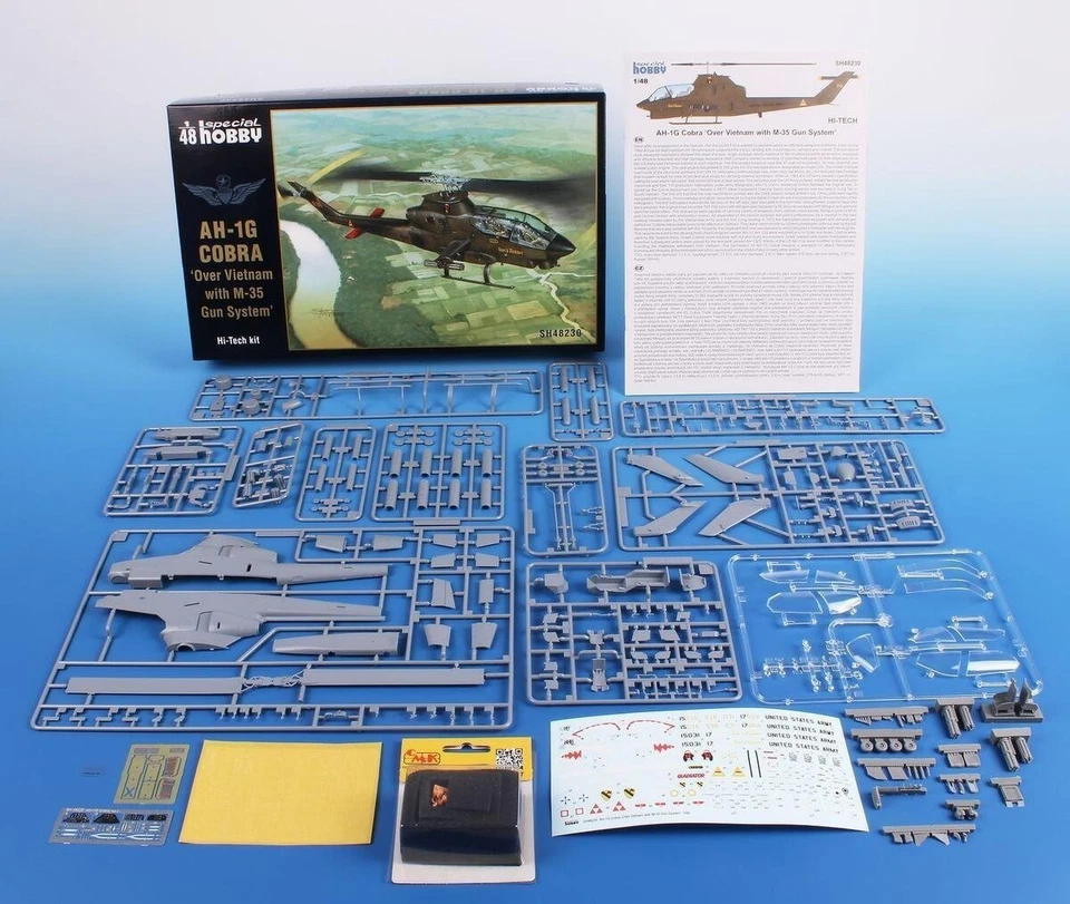 Special Hobby SH48230 AH-1G Cobra Over Vietnam w/M-35 Gun System 1:48 modellismo - Immagine 2 di 4