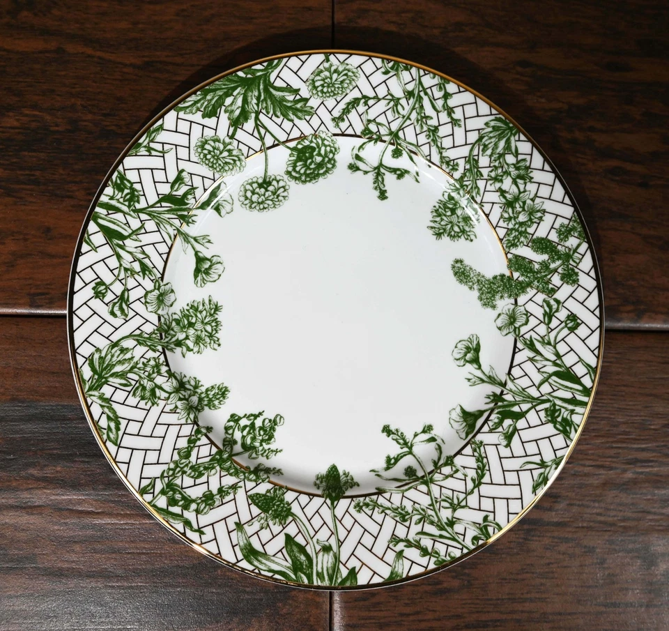 Williams Sonoma Jardín Ensalada Platos 8" Juego de 4 Pascua Nuevo Foto 2 de 4