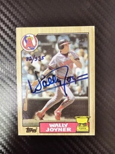 2004 Topps Originals Signature Edition WALLY JOYNER Auto Buyback /335