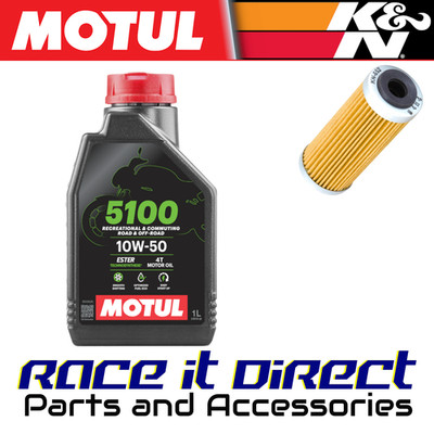 Öl und Filter für Gas Gas EC250 F 2021-2023 MOTUL 5100 & K&N