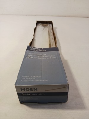 MOEN Genta 24 in. Towel Bar in Bronzed Gold Finish BH3624BZG