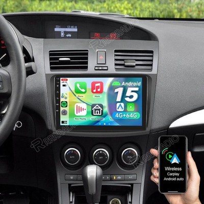 4G+64G Carplay Android 15 Autoradio DSP Für Mazda 3 BL 2010-2013 GPS Navi WIFI