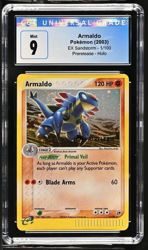 Armaldo graded CGC 9 for sale on eBay