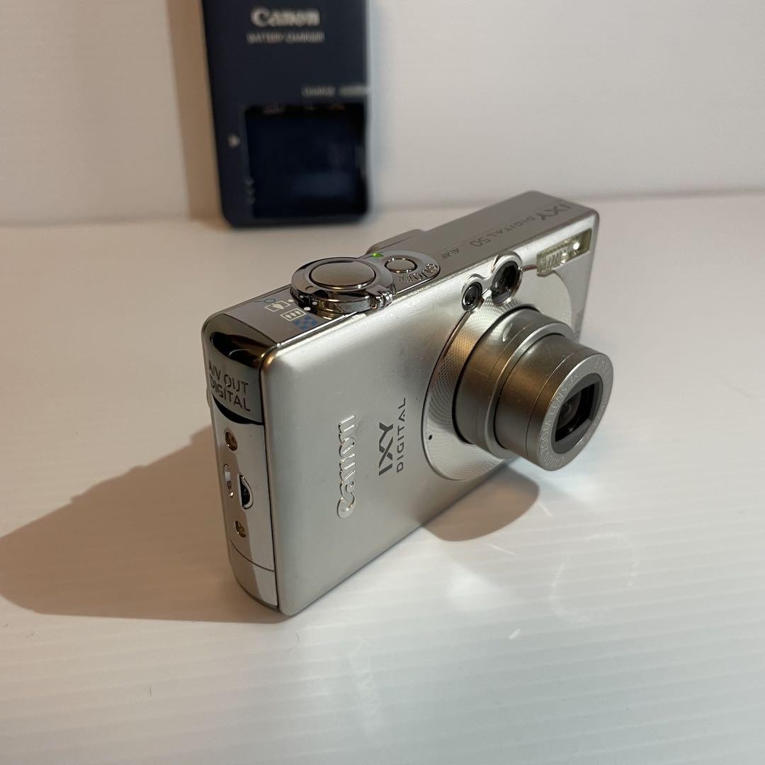 Canon IXY DIGITAL 50 Compact Camera Silver Used Tested | eBay