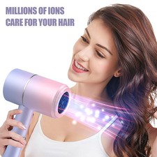 Hair Dryer Diffuser Professional Ionic Foldable Hairdryer Negative Ion 1800W