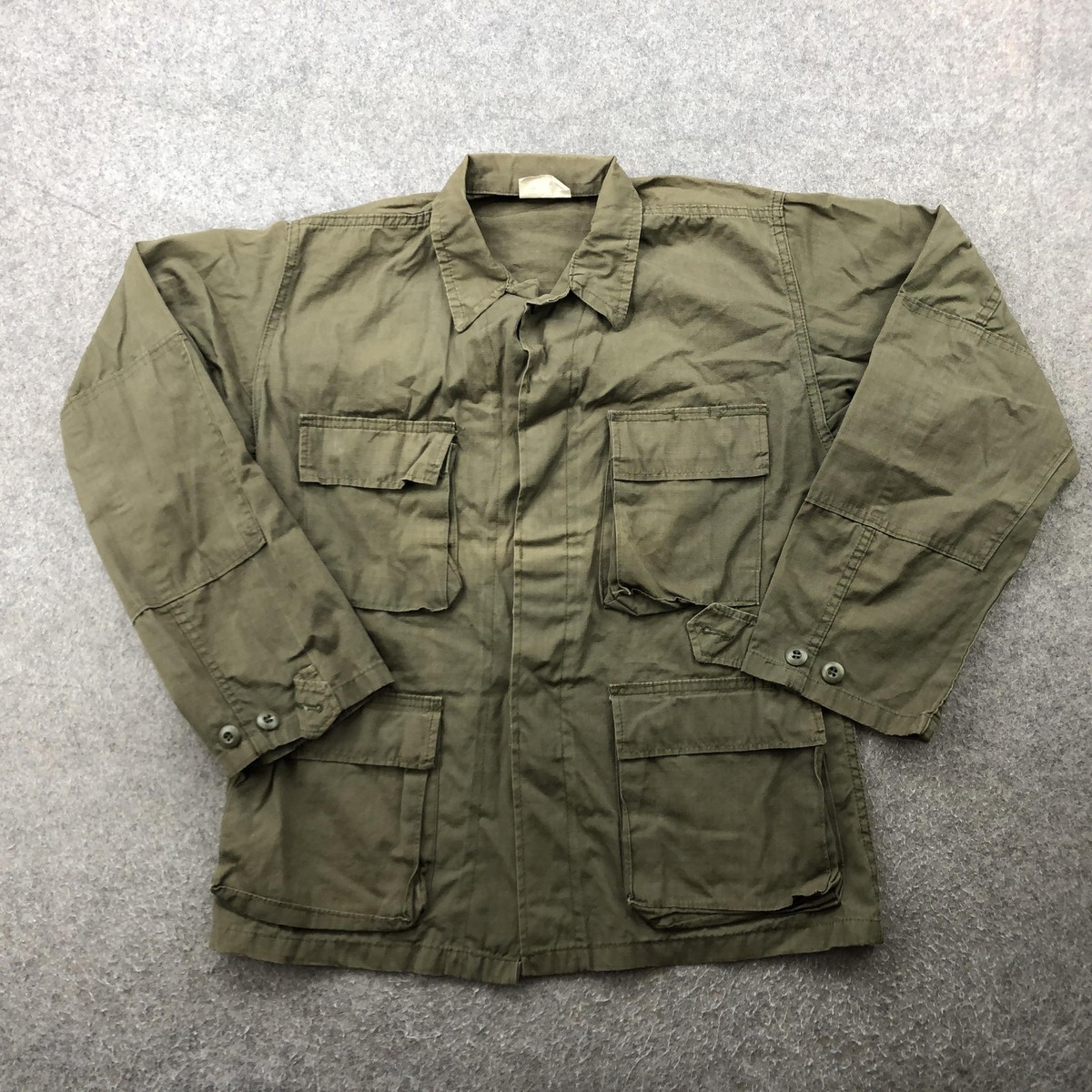 Vintage US Army M65 Field Jacket Mens Small Military Ripstop Coat