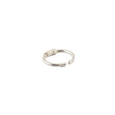 Setto Finto 2 Piercing Anello per setto Argento