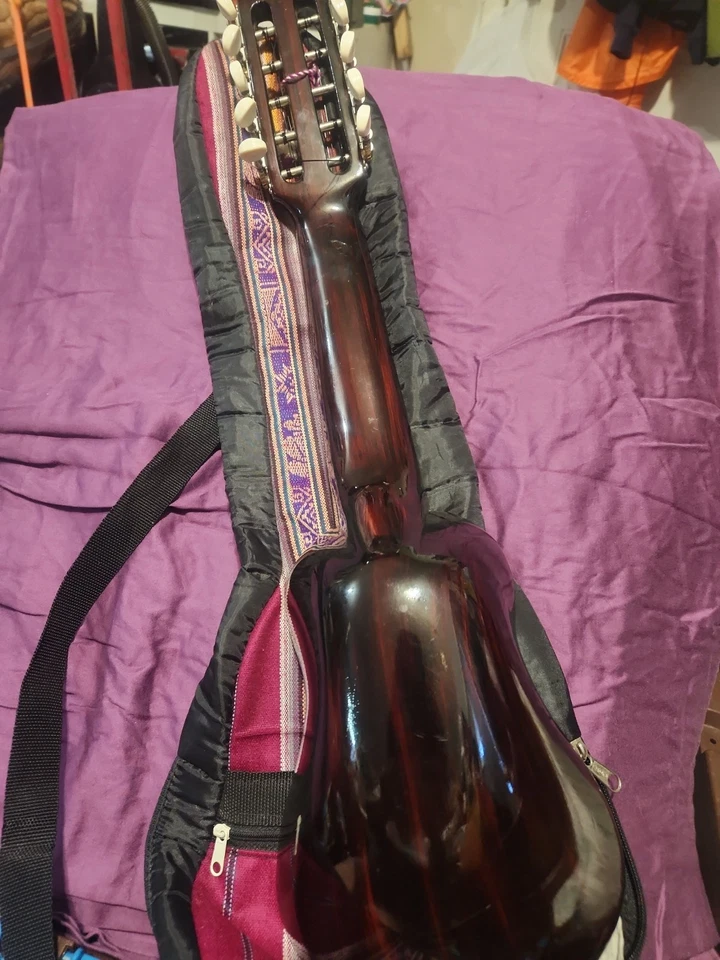 Guitarra de 10 cuerdas Gamboa Charango de BOLIVIA con estuche blando Foto 3 de 4