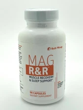 Salt Wrap Mag R&R Muscle Recovery Sleep Support 90 Capsules Exp: 2/2027 SEALED