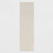 2'x7' Washable Solid Machine Tufted Runner Rug Tan - Made By Design