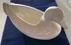 Vintage White Frankoma Pottery Duck Planter #208