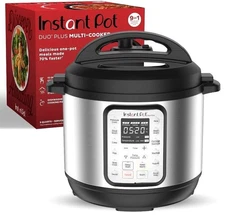 Instant Pot Duo Plus 9-in-1 Multicooker, Pressure Cooker, Slow Cook, Rice Maker,