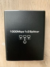Ethernet Splitter 1 to 3 High Speed,1000Mbps LAN/Internet Cable SplitterCat5/5e/