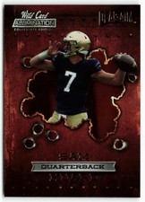 2021 Sam Huard Wild Card Alumination NIL Rookie Dead Aim Red