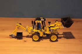 LEGO TECHNIC Mini Backhoe Loader 42004 *** 2013 - Original Box + Instructions missing