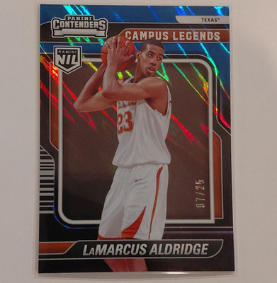 Panini 2025 Contenders NIL Campus Legends LaMarcus Aldridge Blue Parallel # 7/25