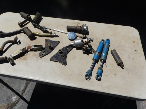 Triumph interesting old british motorcycle grab bag of parts