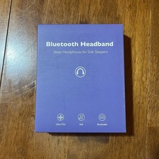 Bluetooth Headband Sleep Headphones For Side Sleepers Ultra-Thin Soft Breathable